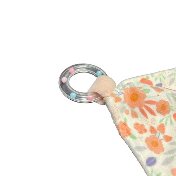 Luxe +‎ Willow Elephant Lovey Floral Baby Security Blanket Sensory Teething Toy - Picture 4 of 12